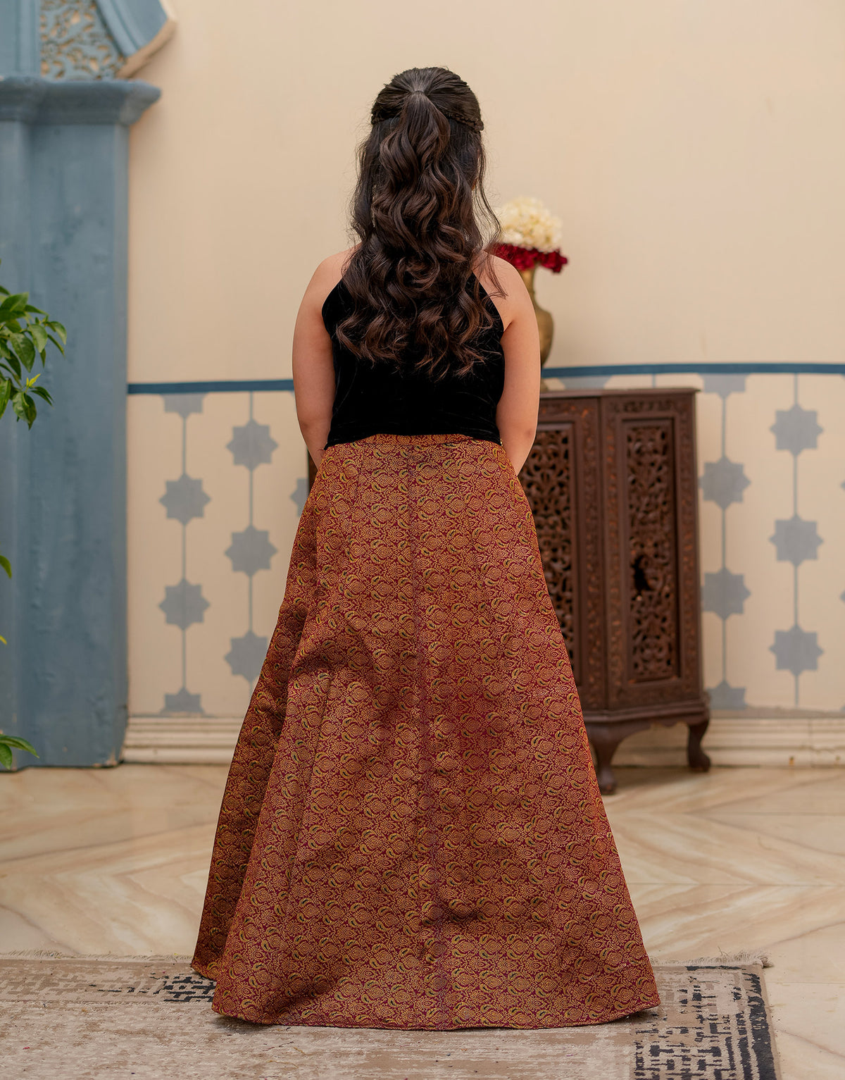 LEHENGA CHOLI BROCADE (ZNWR-51)