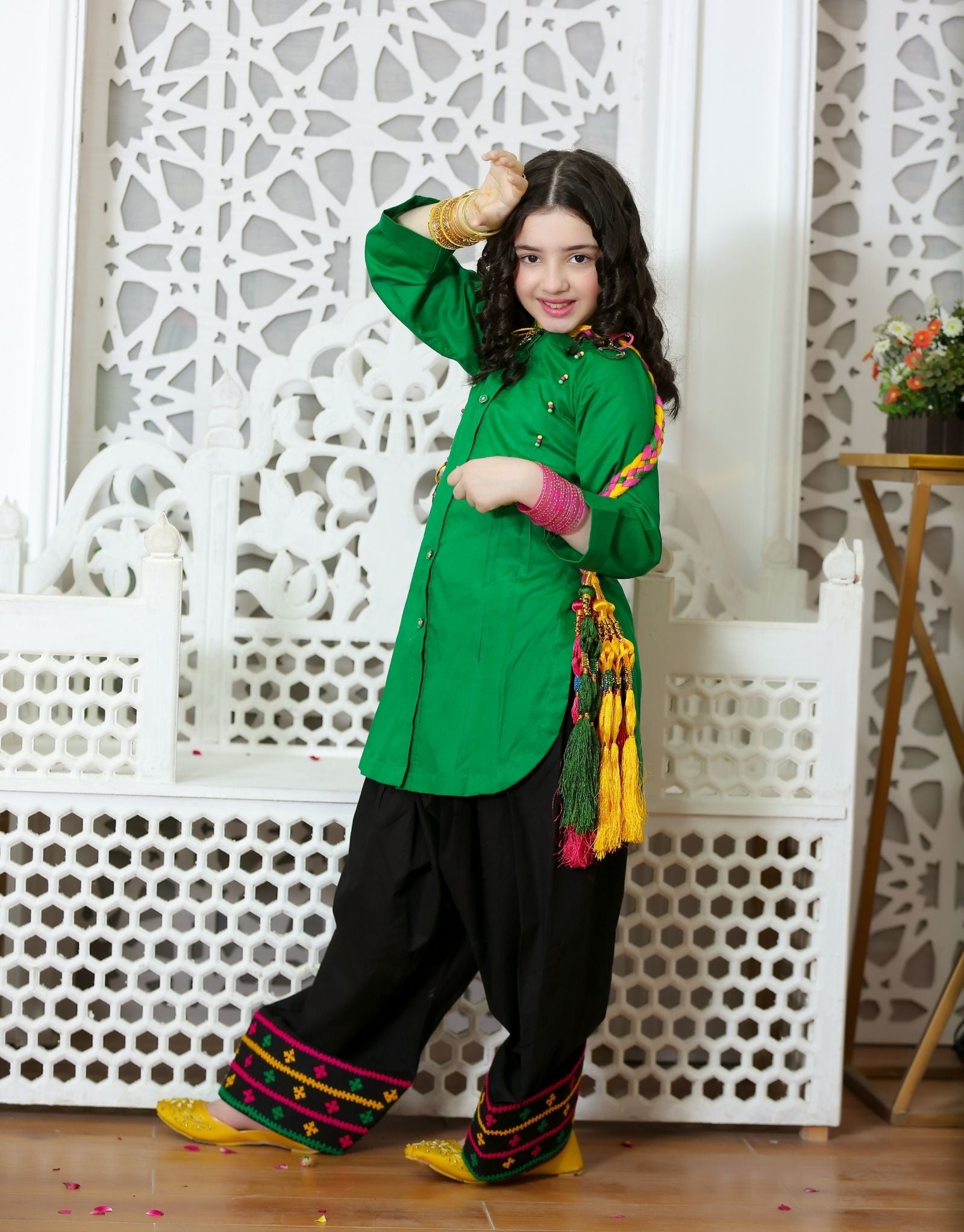 ZNSHG-03 EMBELLISHED COTTON 3 PCS