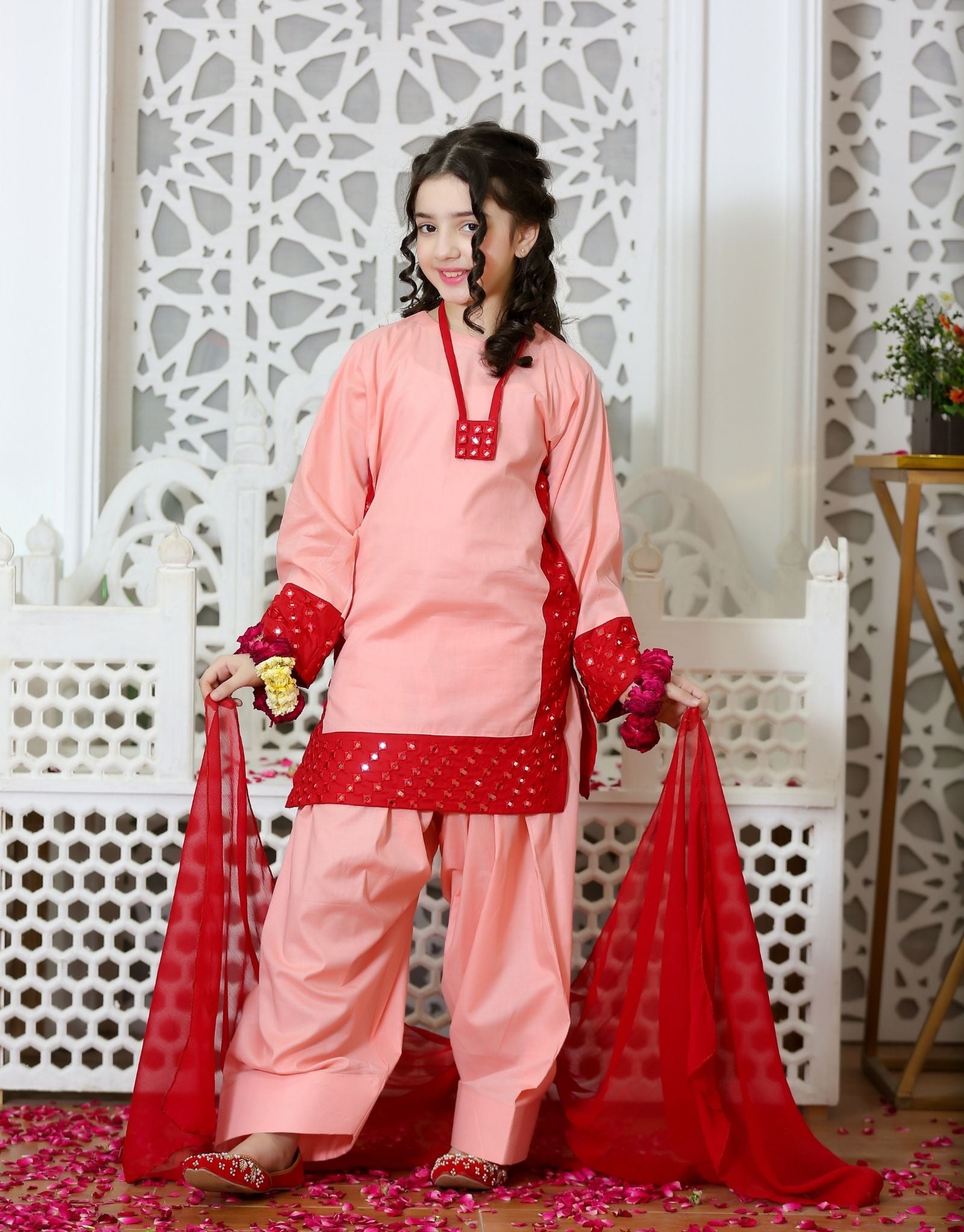 ZNSHP-07 EMBELLISHED COTTON 3 PCS