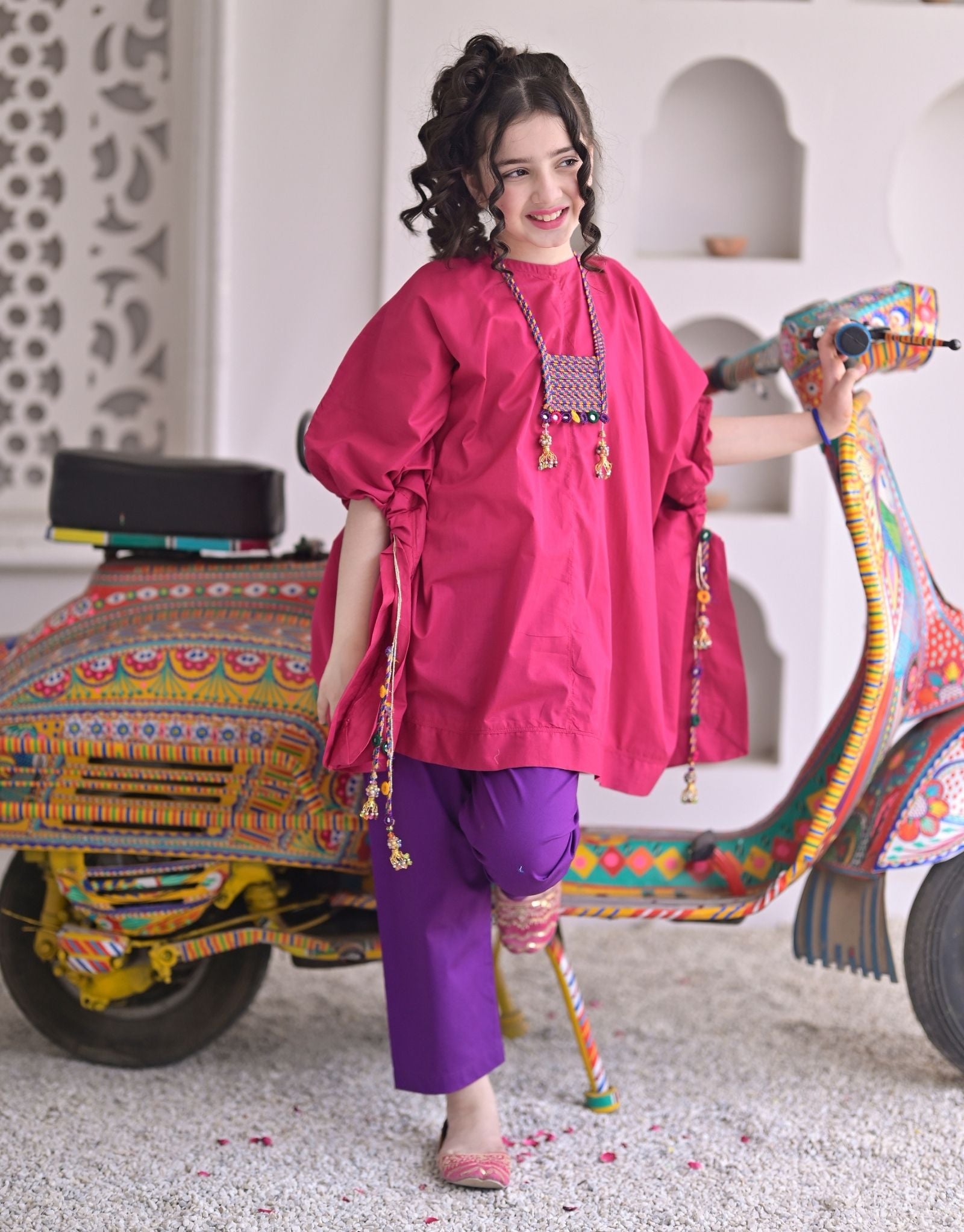 ZNSHP-13 2 KAFTAN DRESS COTTON 2 PIECE