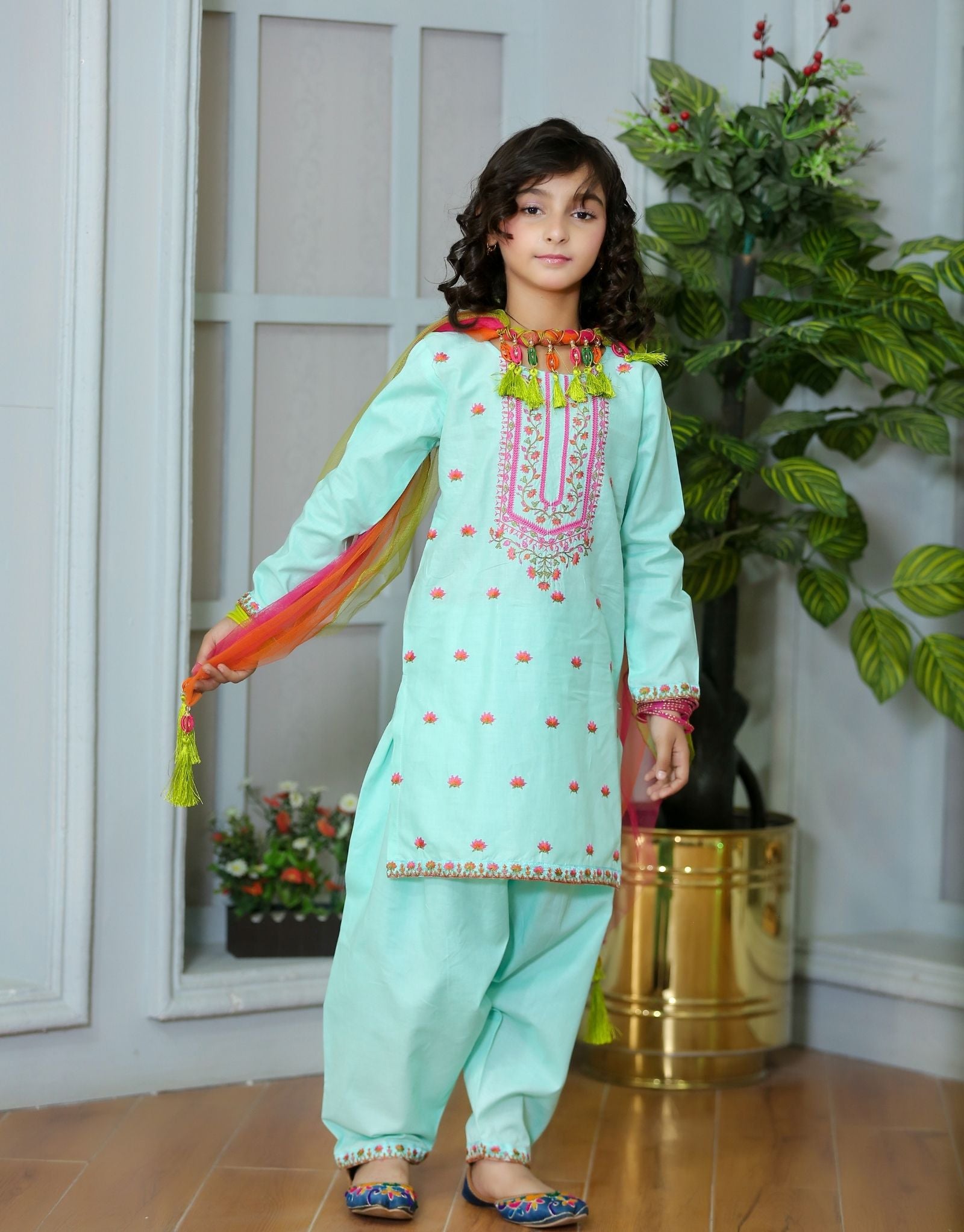 ZNSNA-11 EMBROIDERED COTTON 3 PCS