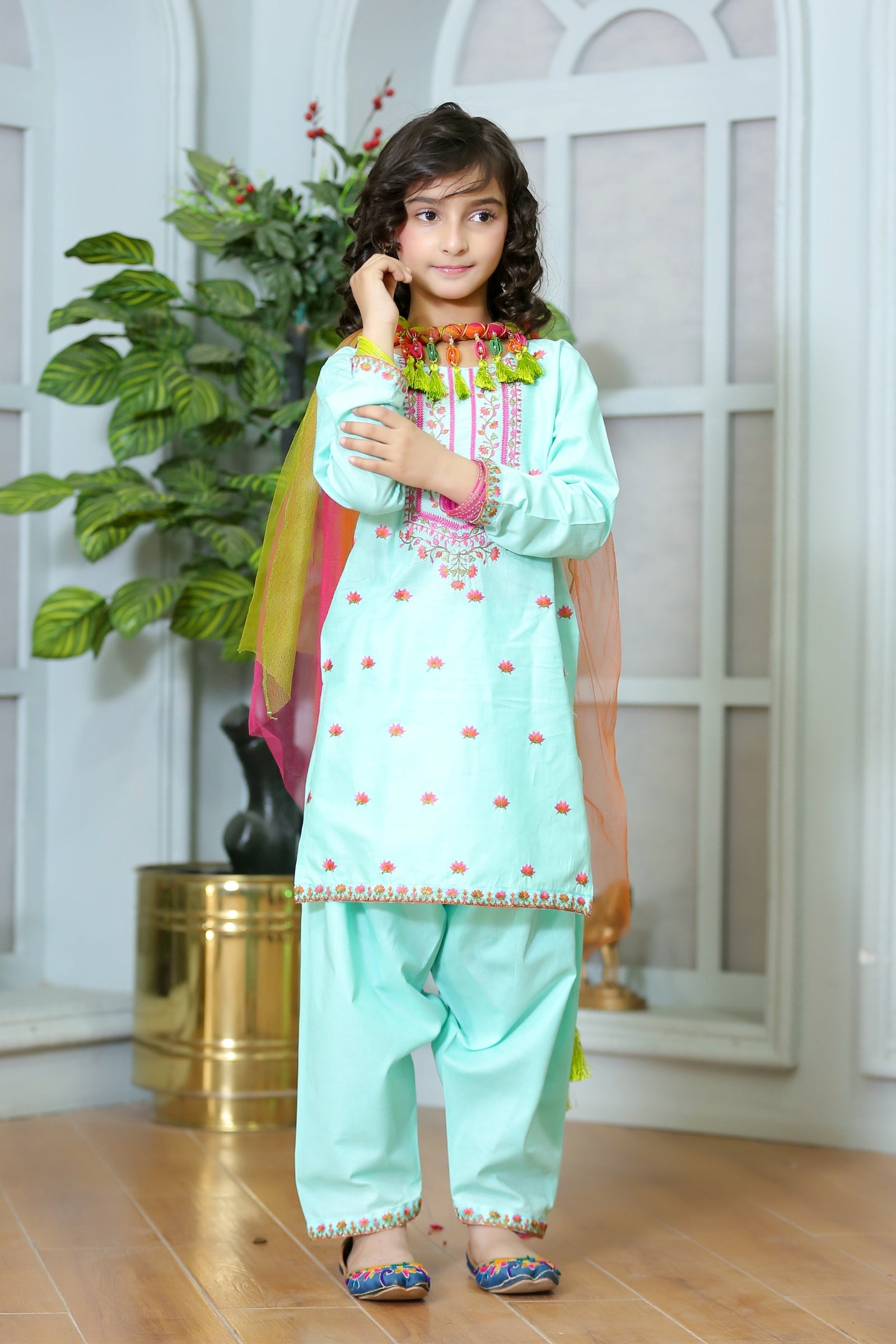 ZNSNA-11 EMBROIDERED COTTON 3 PCS