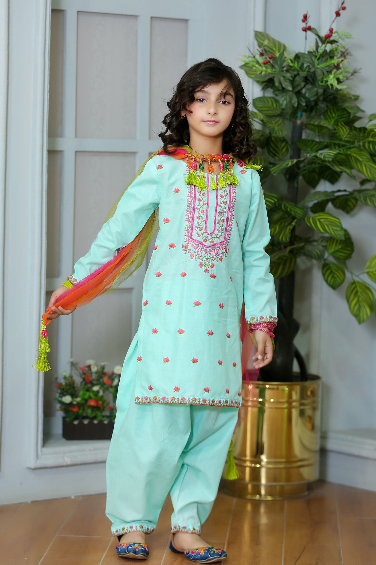ZNSNA-11 EMBROIDERED COTTON 3 PCS