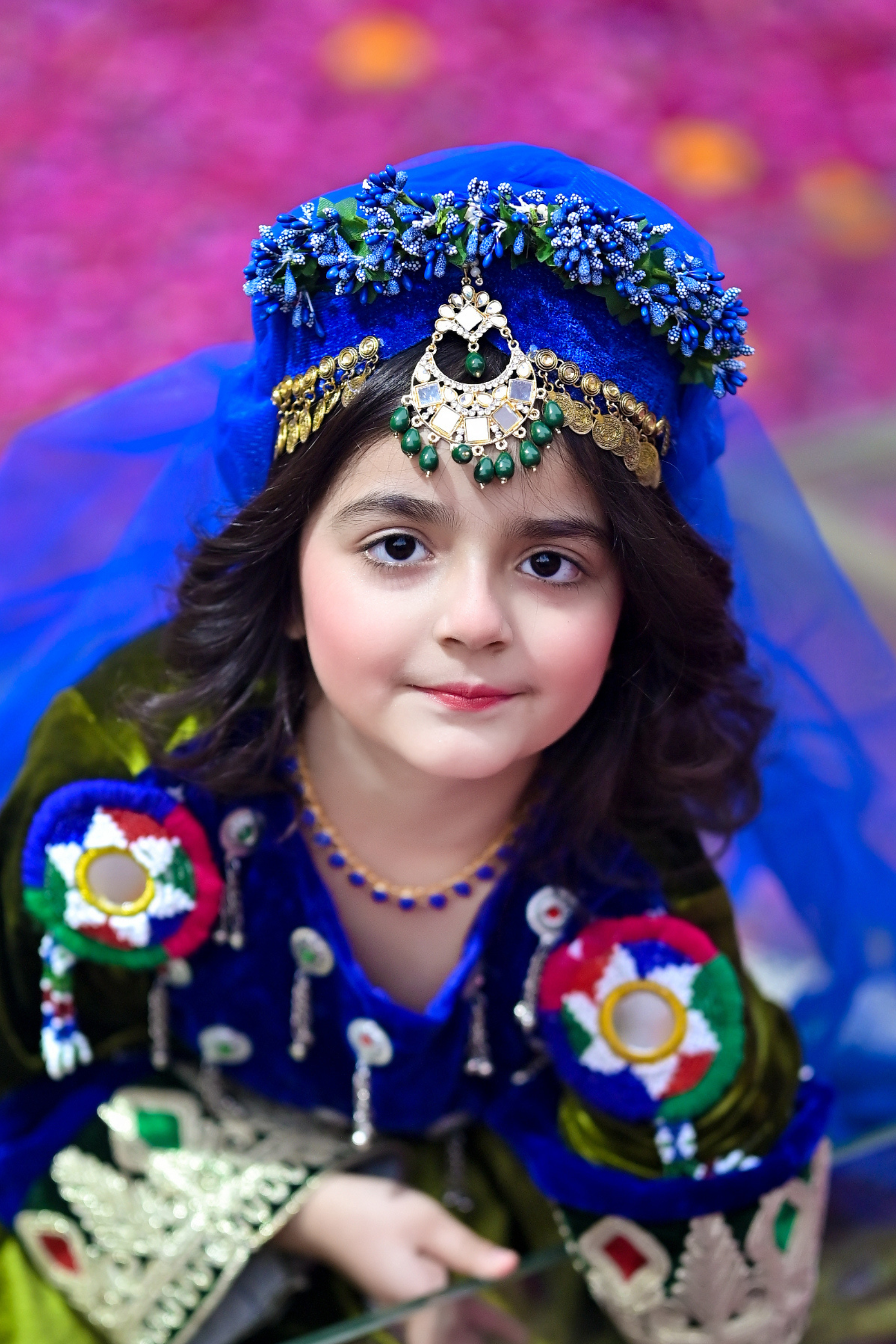 Kashmir Themed Cap/Crown