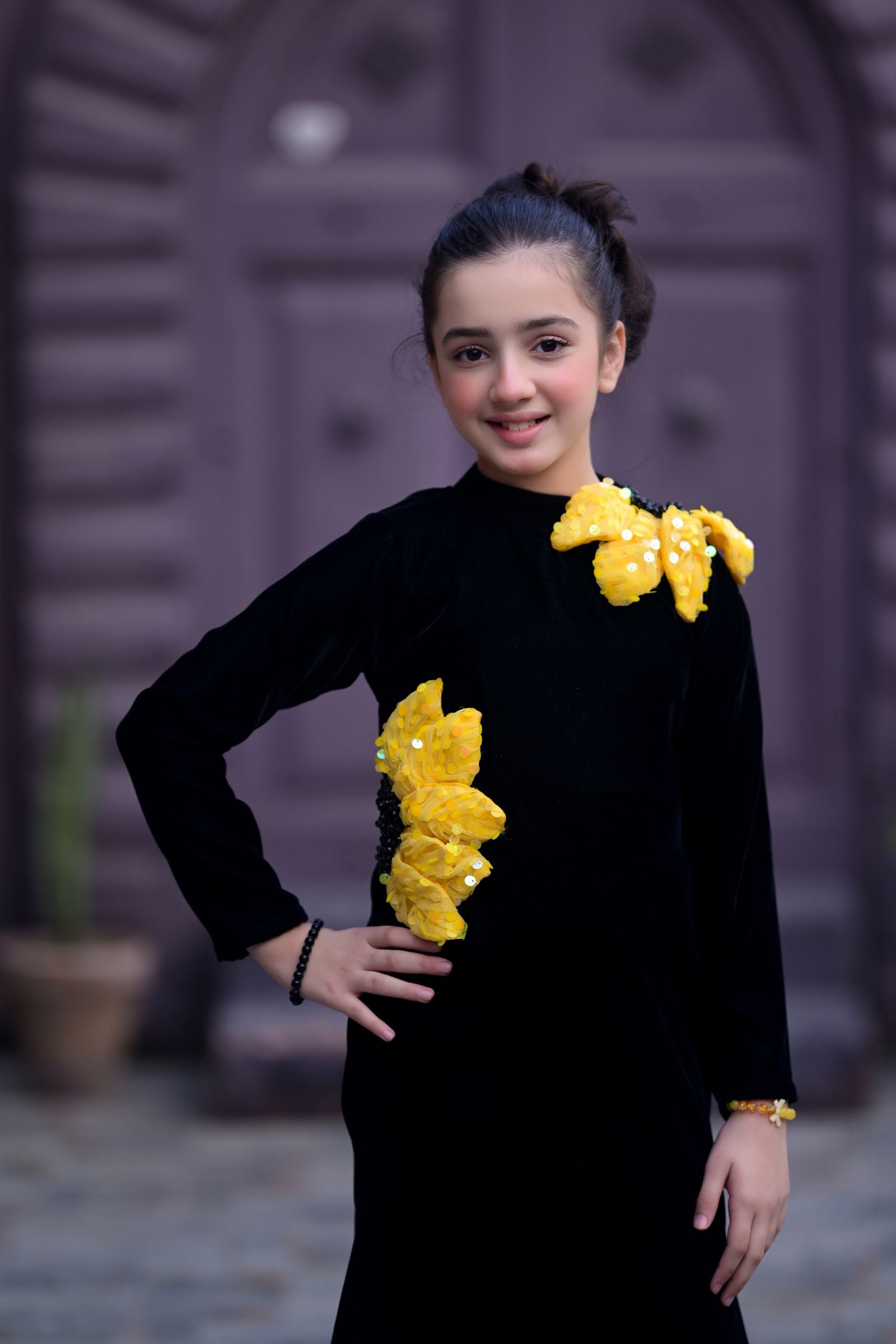 Velvet Sun Flower Maxi (ZNHV1)