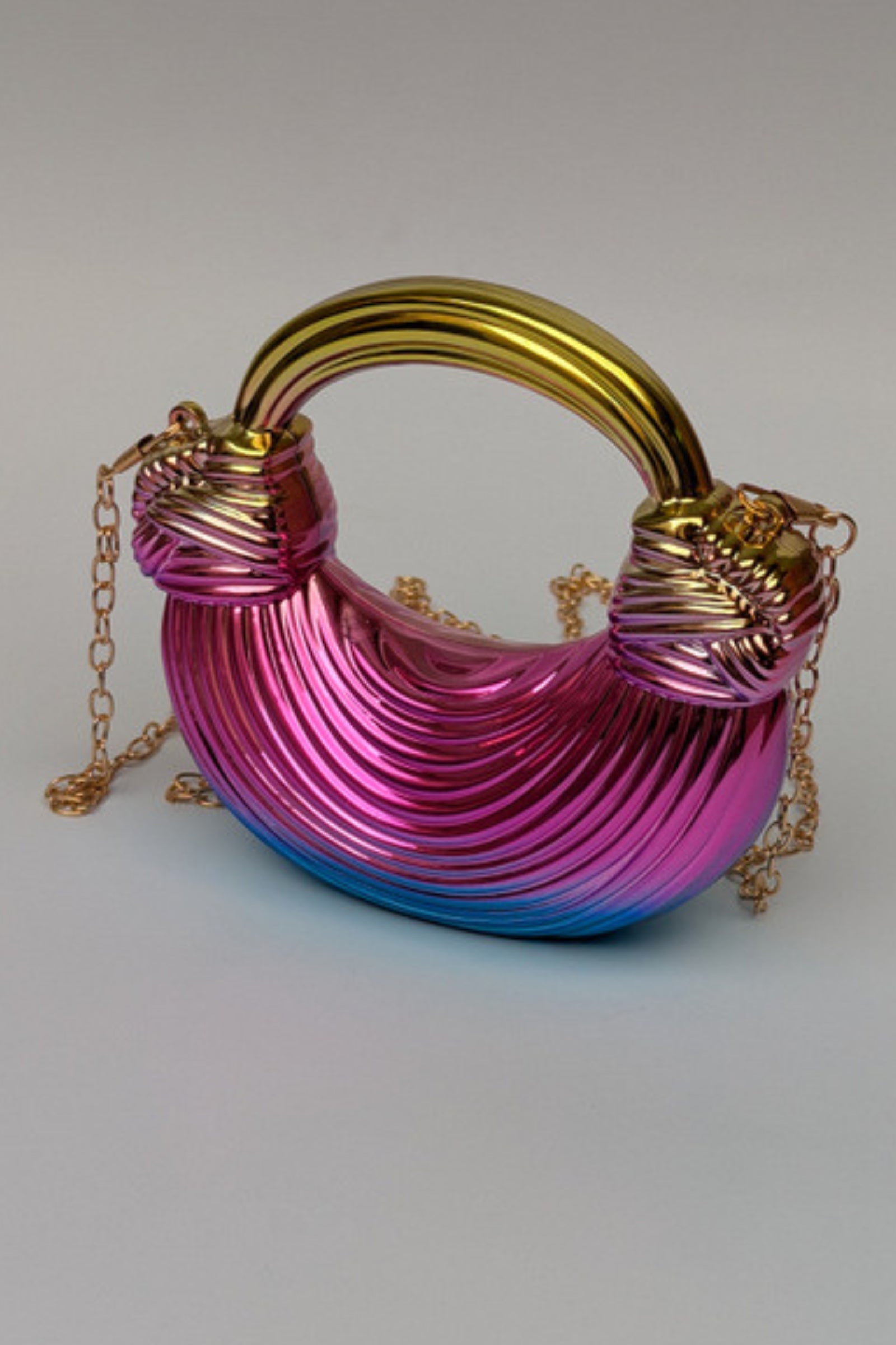 Shiny Acrylic shell Clutch Purses