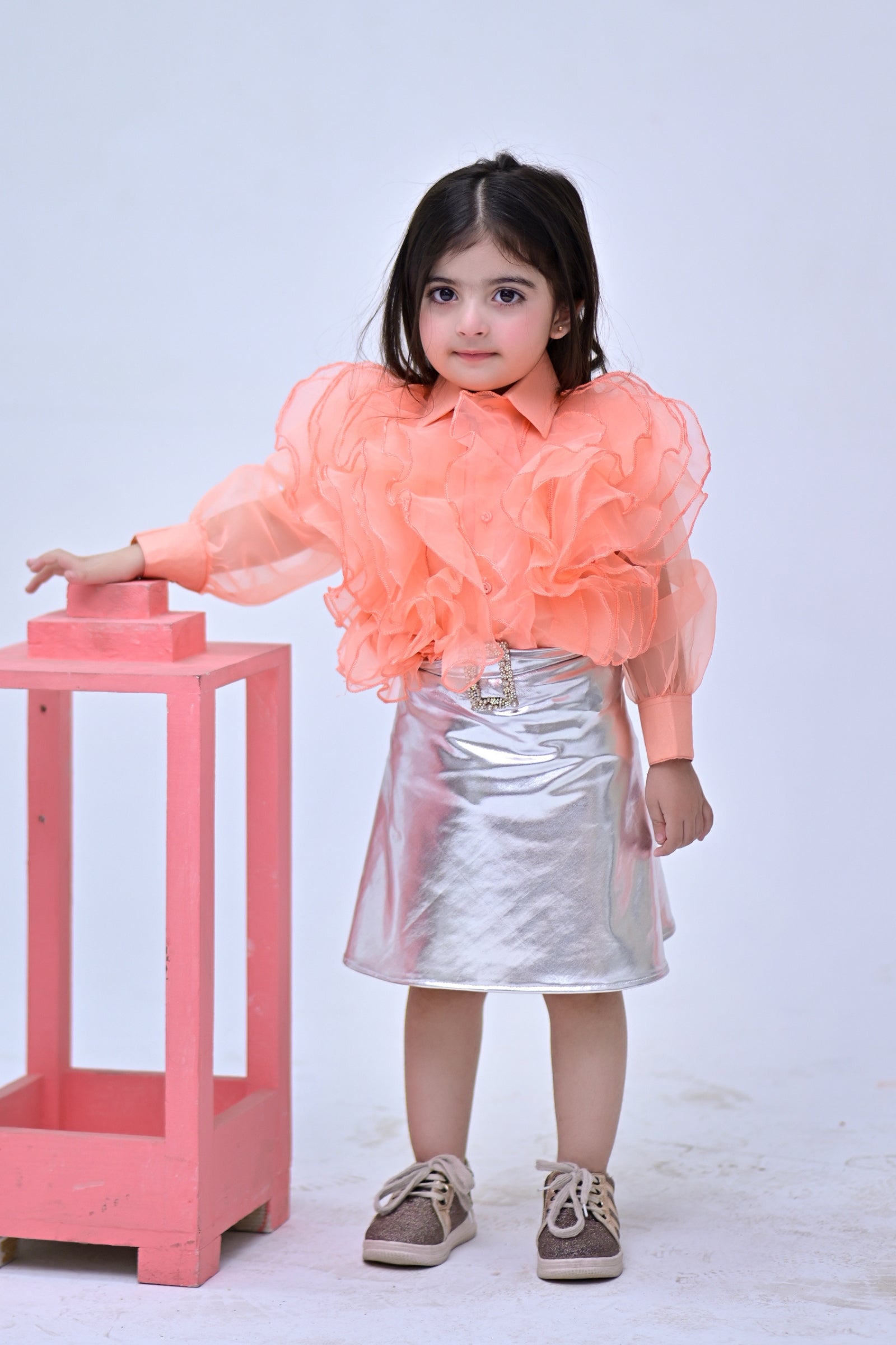 Shirt Skirt Peach