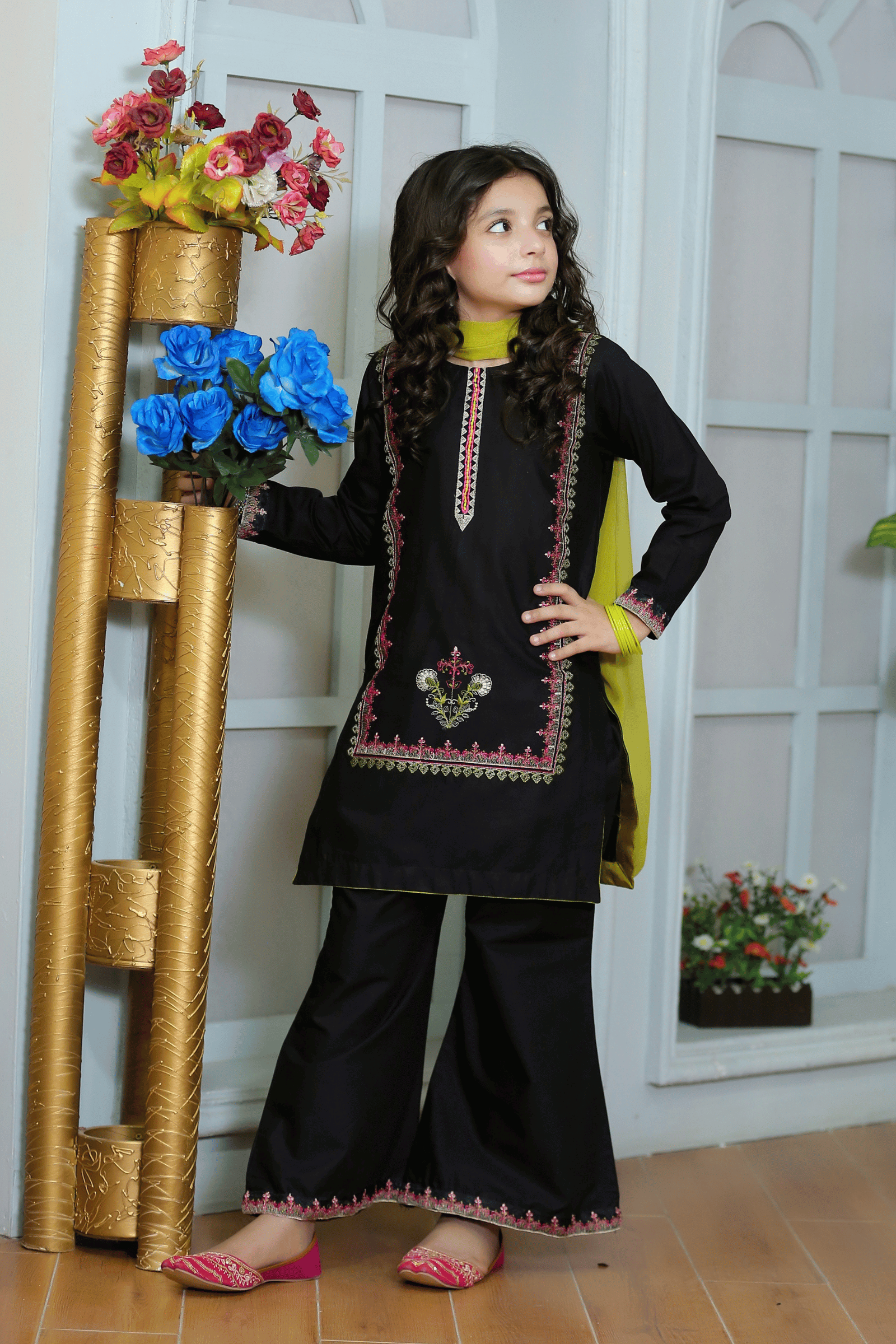 ZNSMB-02 EMBROIDERED COTTON 3 PCS