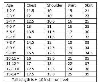 Fish Tail Skirt Shirt (ZNWH3)