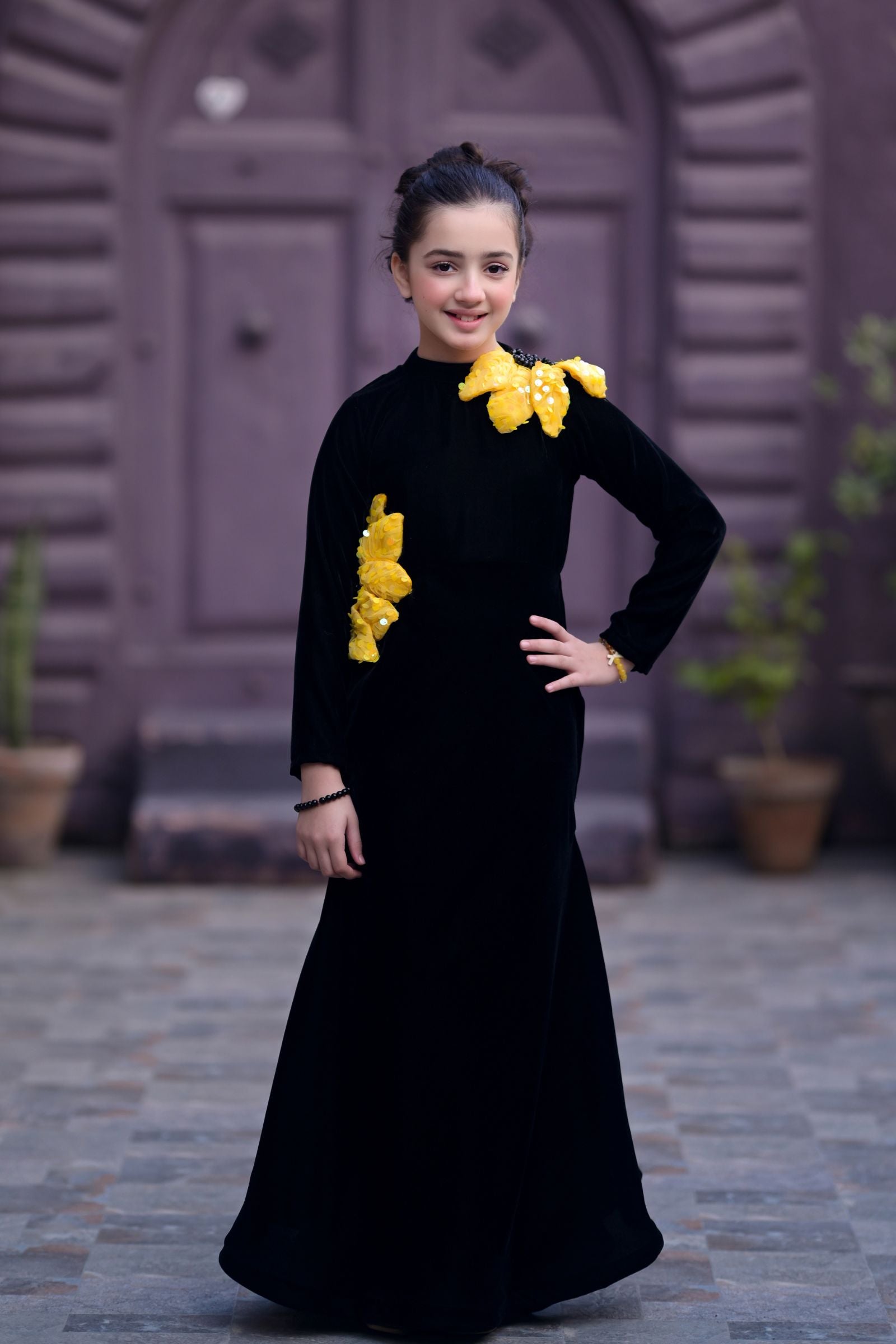 Velvet Sun Flower Maxi (ZNHV1)