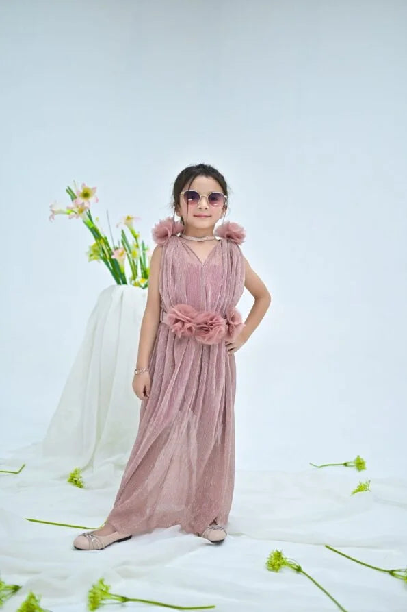 Maxi Dress Tea pink (Khadija W-1)