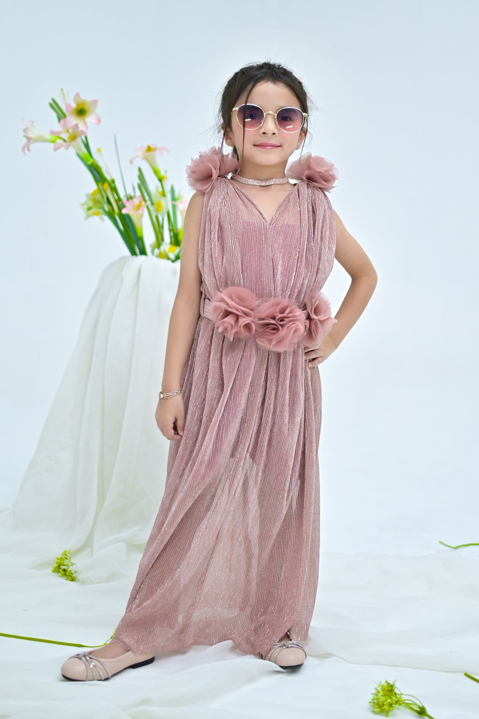 Maxi Dress Tea pink (Khadija W-1)