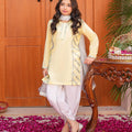 ZNSML-23 EMBLISHED COTTON DRESS 3 PC