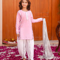 ZNSNBP-26 EMBLISHED COTTON DRESS 3 PC