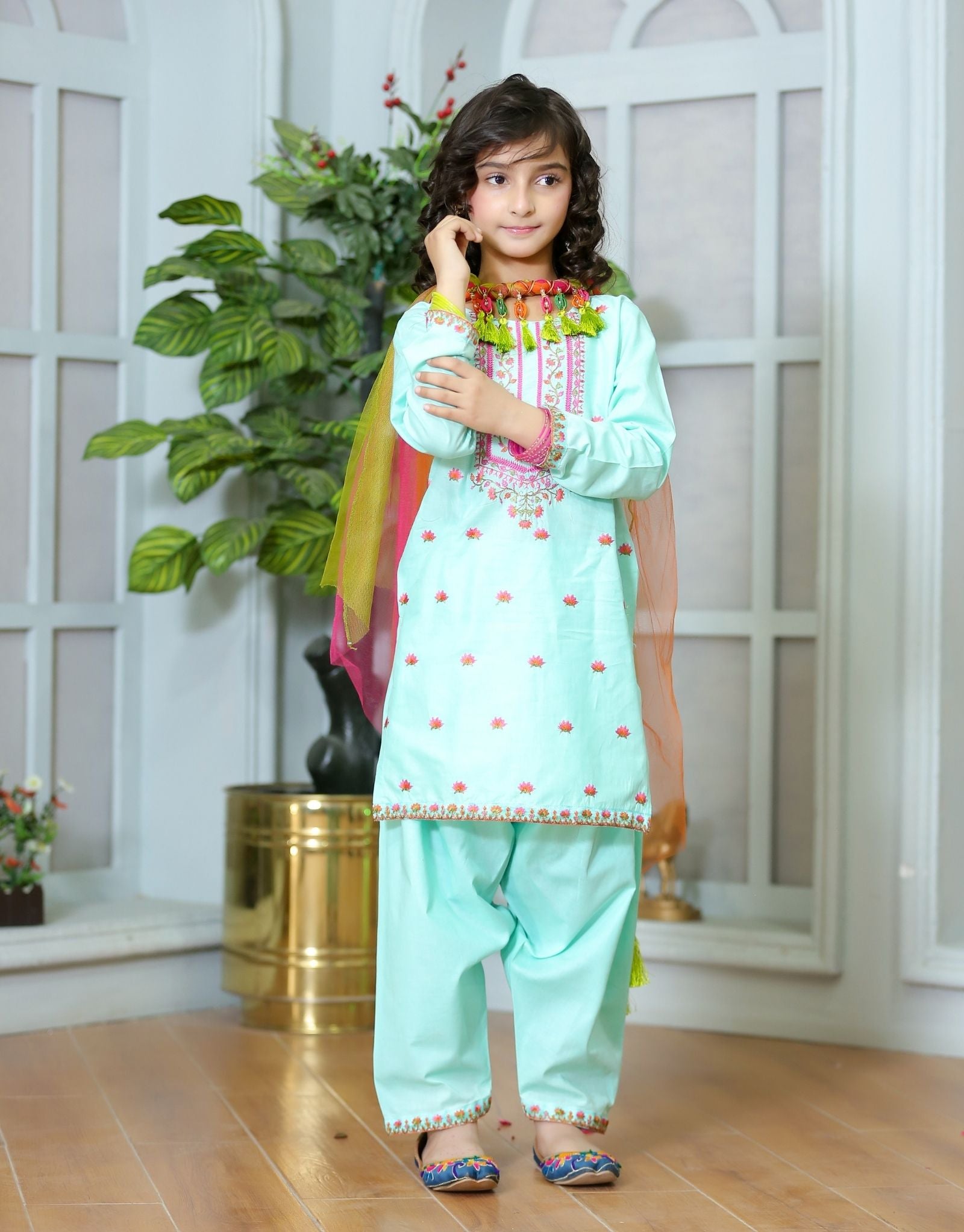 ZNSNA-11 EMBROIDERED COTTON 3 PCS