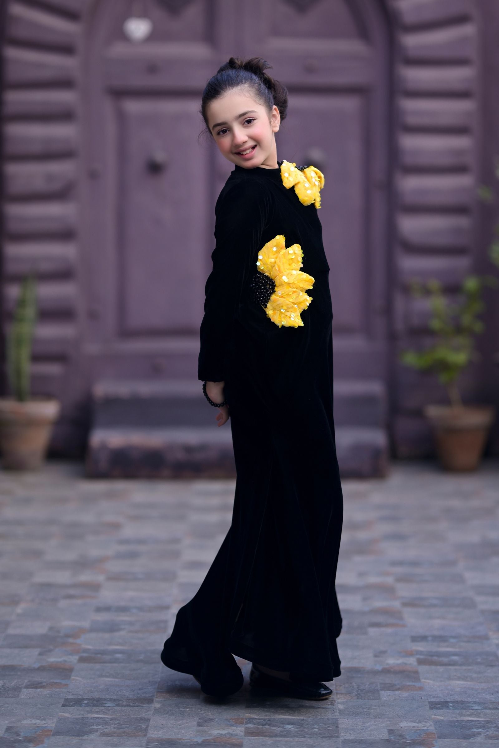 Velvet Sun Flower Maxi (ZNHV1)