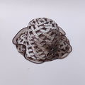 SUN ROUND CAP / HAT (BROWN/CREAM)