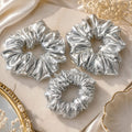 Scrunchie Silk (Silver)