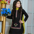EMBROIDERED SHIRT COTTON BLACK