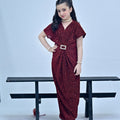 Kaftan Maroon