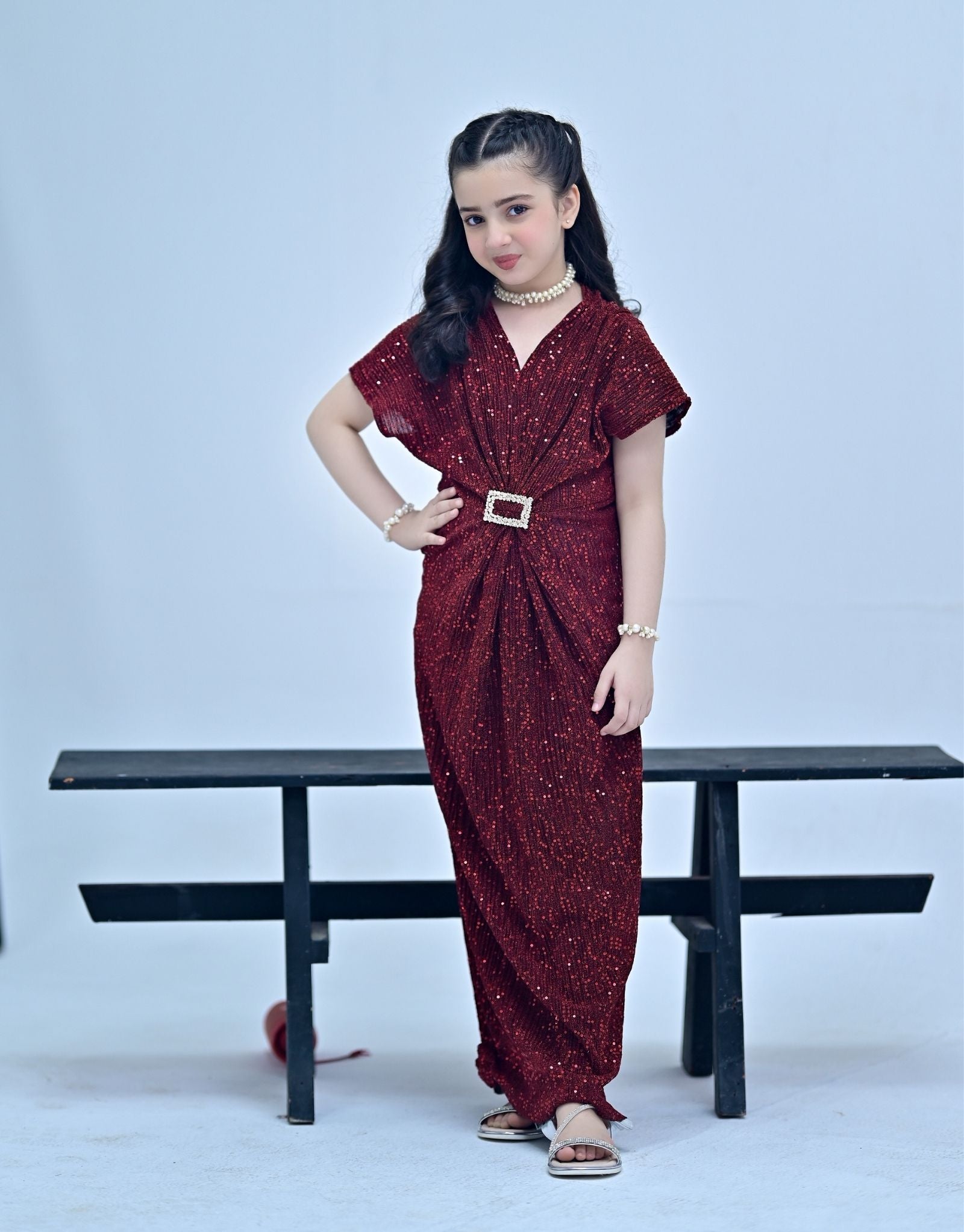 Kaftan Maroon