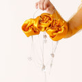 Silk Floral Hand Bag