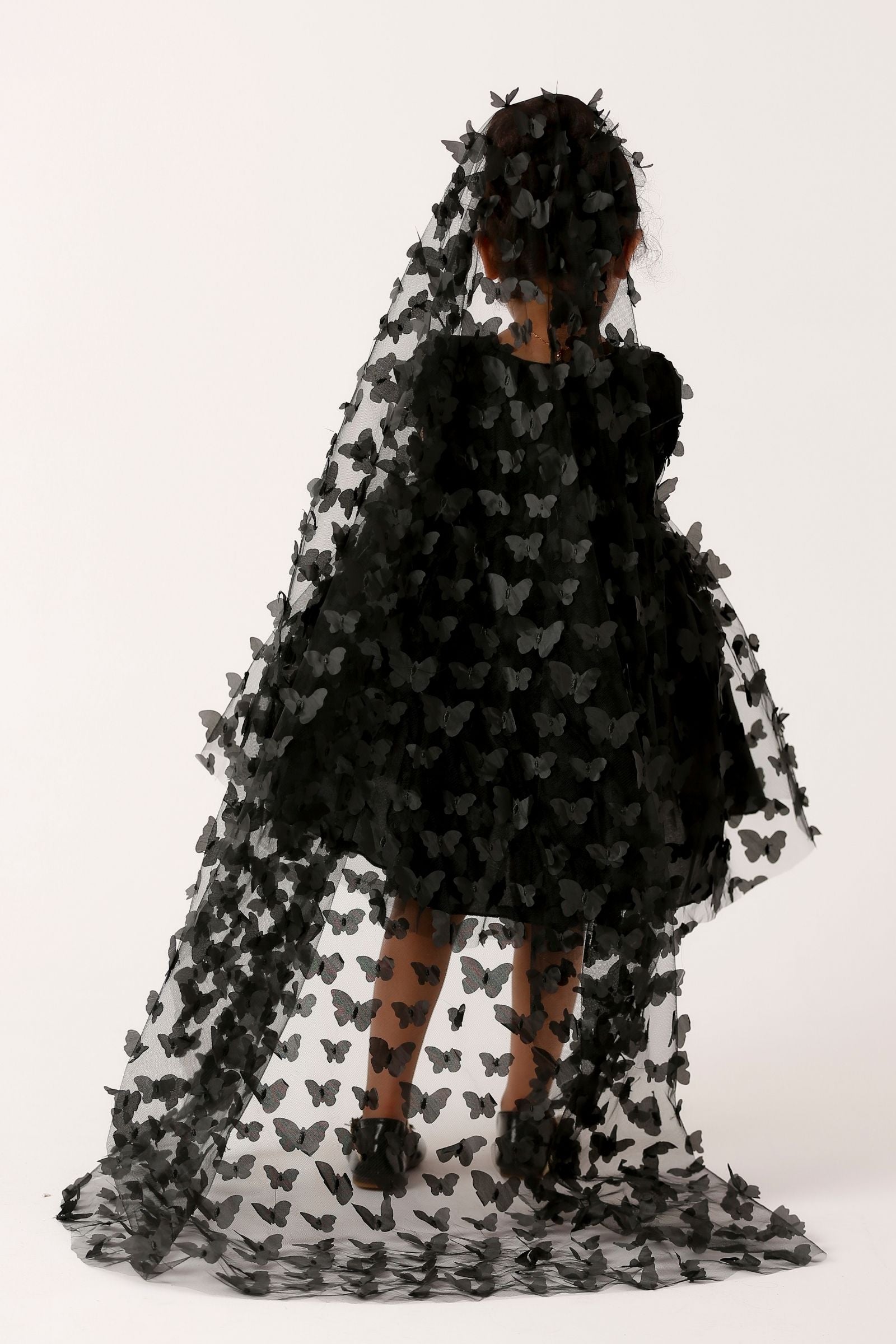 Butterfly Net Frock Black (ZNWF2)