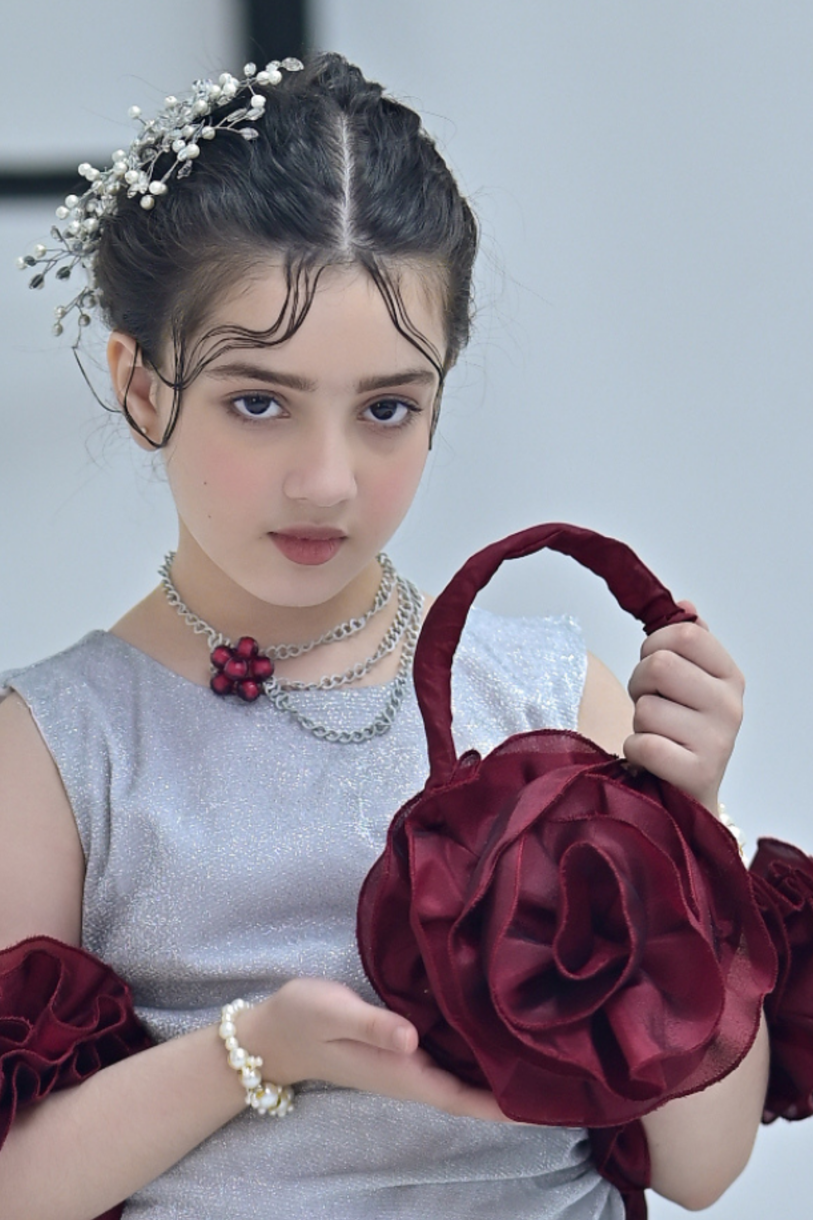 Layered Necklaces with Bracelet