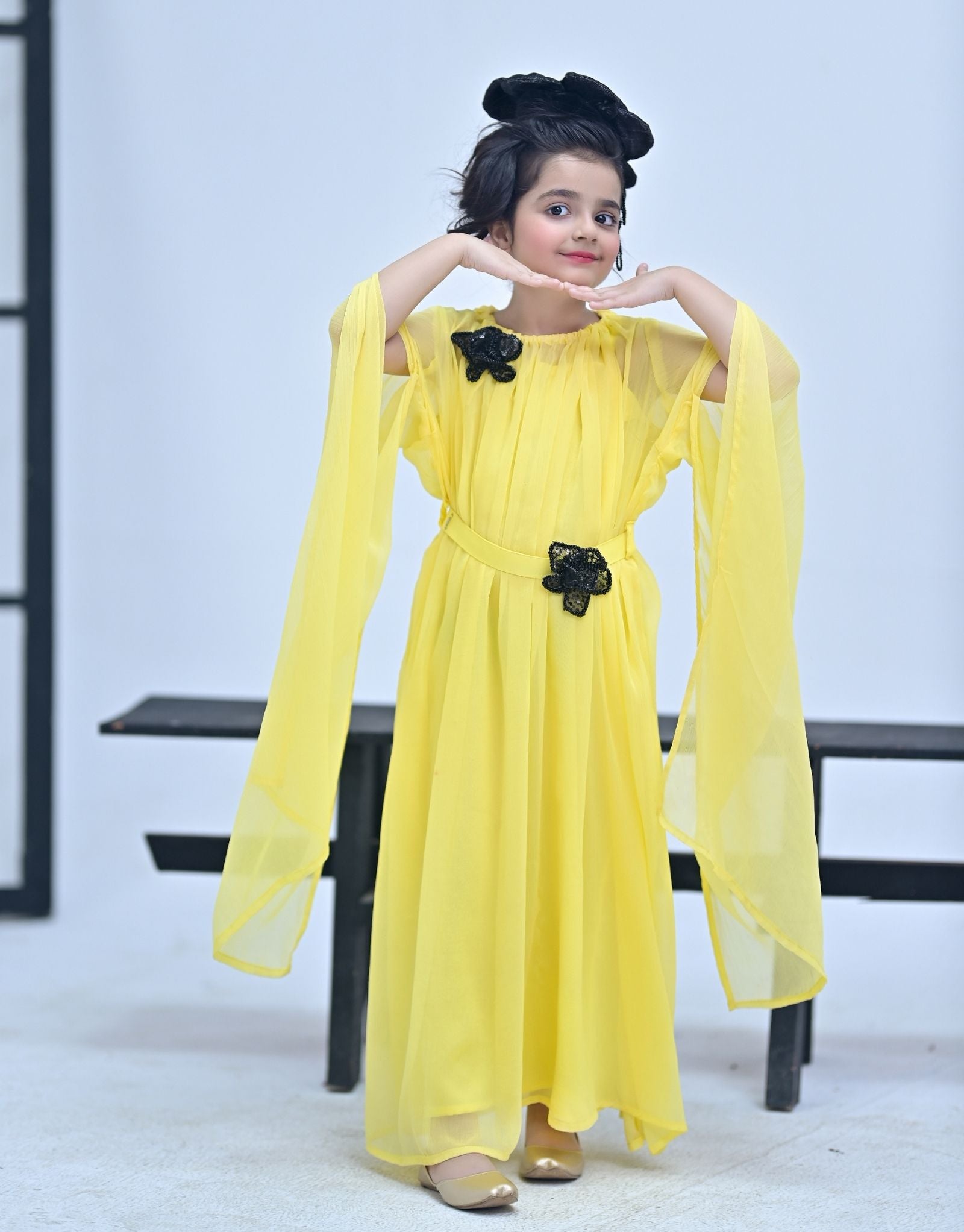 Maxi Dress Crinkle(Lemon)