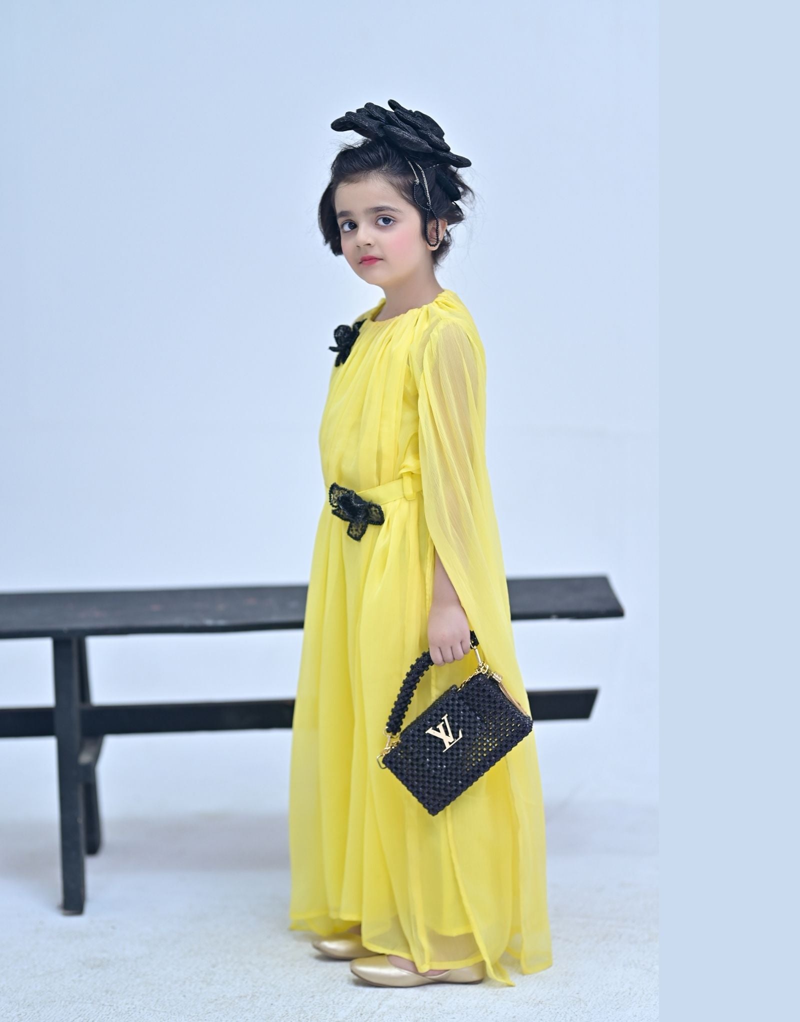 Maxi Dress Crinkle(Lemon)