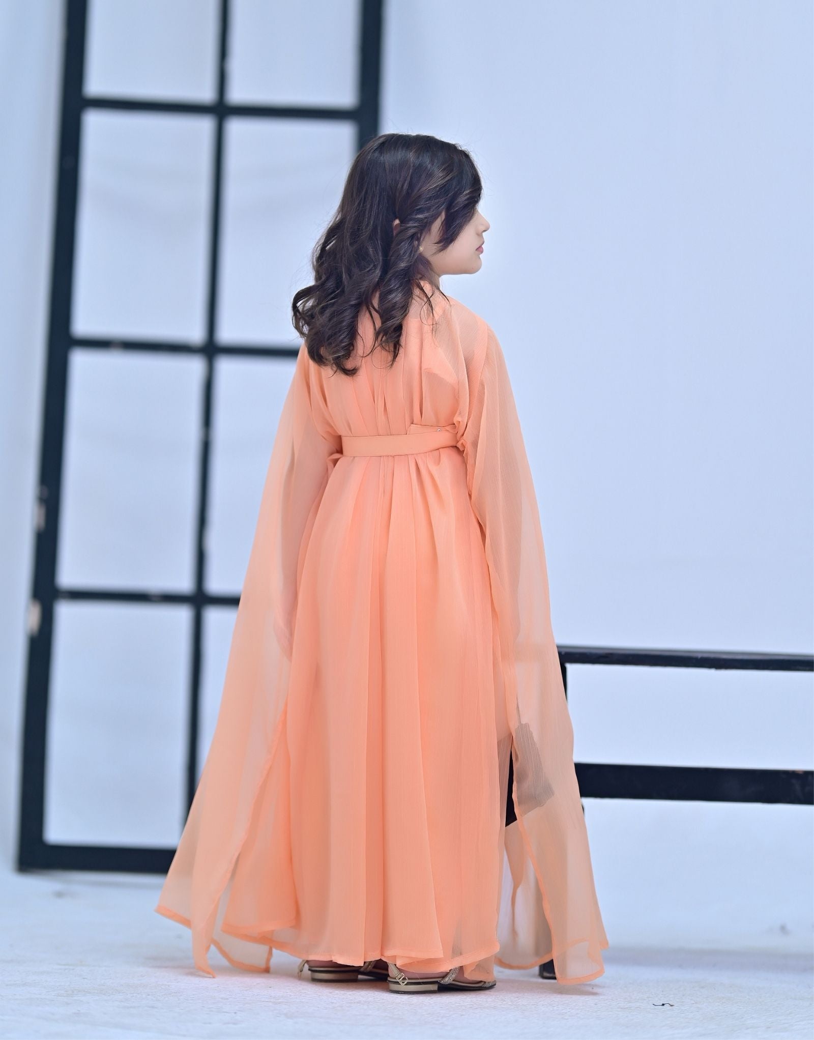 Maxi Dress Crinkle(Peach)