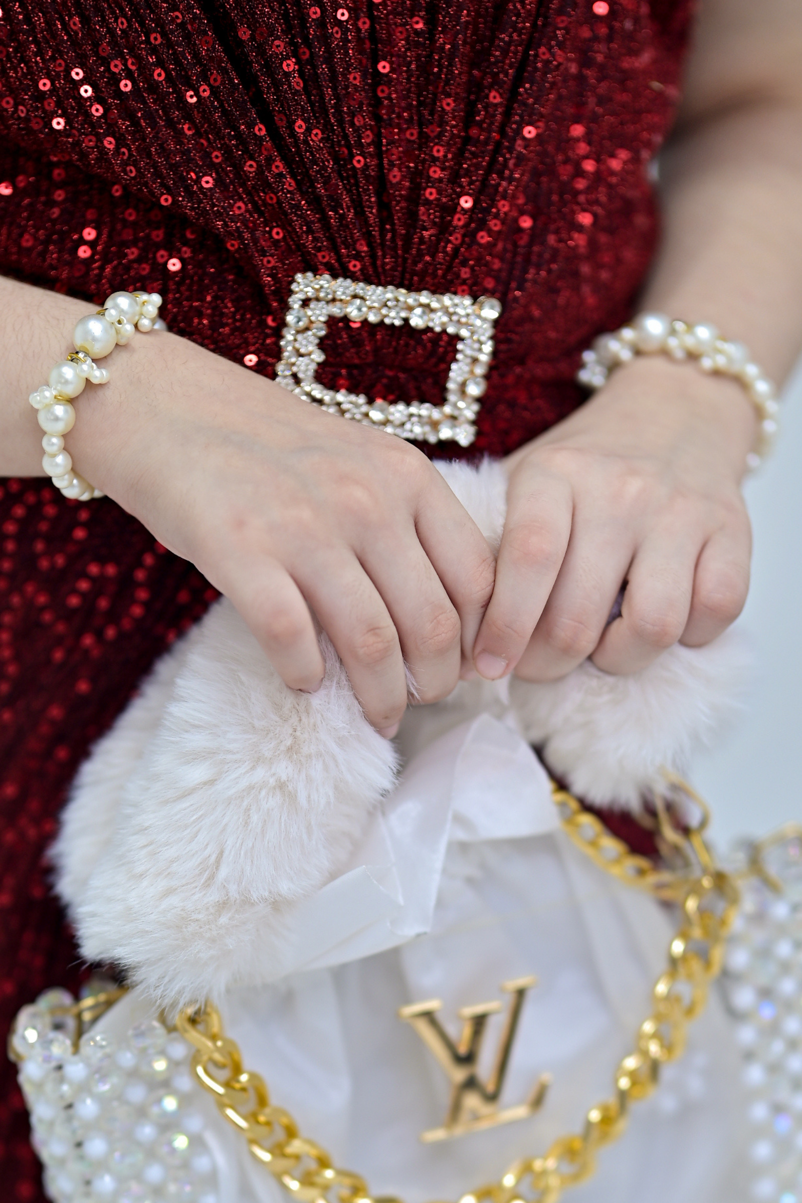 Layered Necklaces with Bracelet