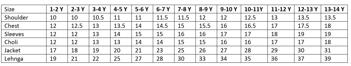 Size Guide