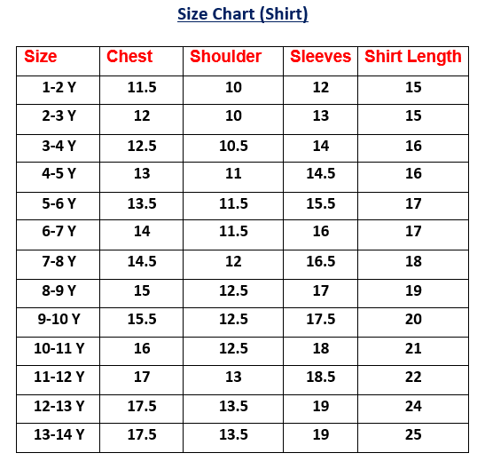 Size Guide
