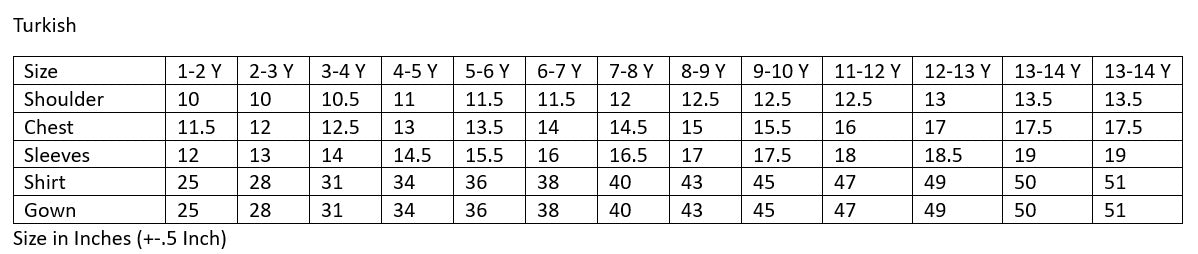 Size Guide