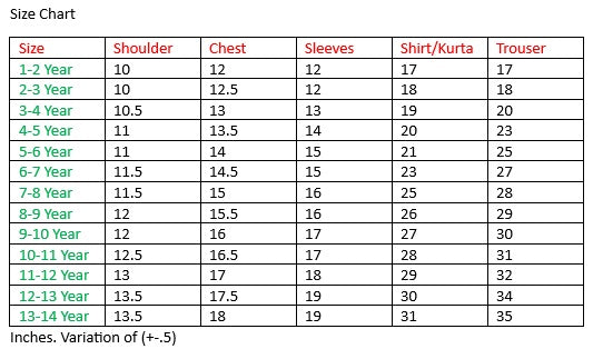 Size Guide