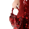 Sequence Net Hand Bag Maroon